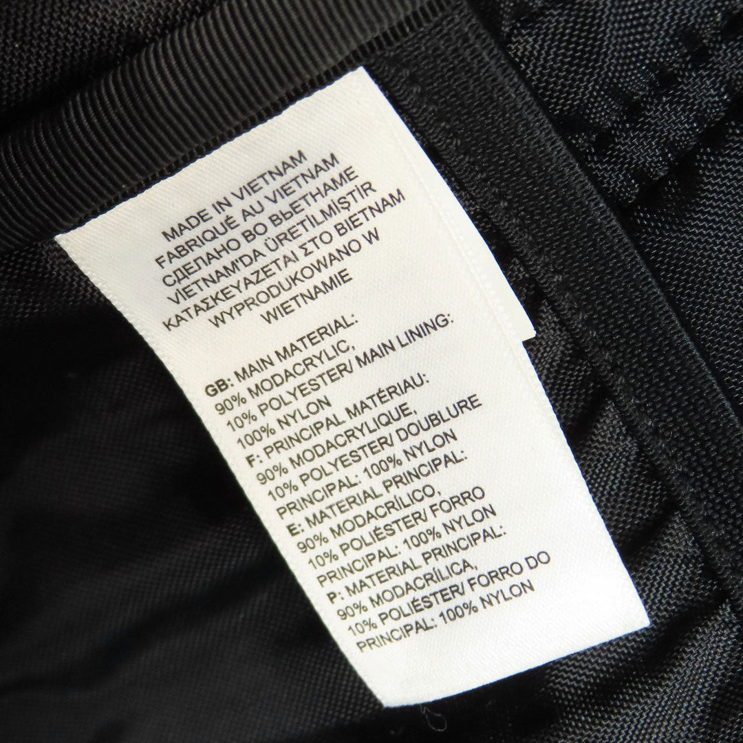 THE NORTH FACE Hip bag Nylon black Supreme collaboration fake fur Women Used Authentic