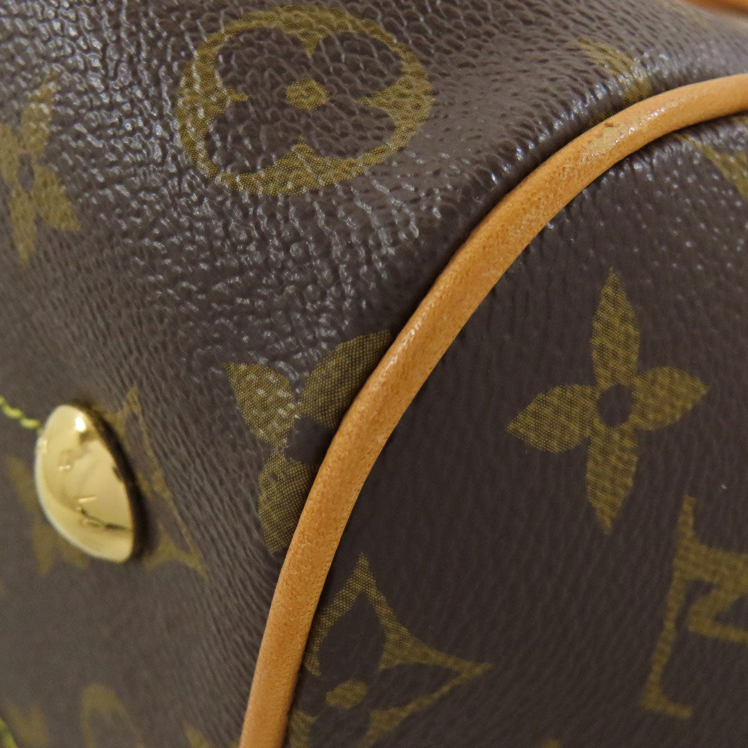 LOUIS VUITTON Handbag M40143 Monogram canvas Brown Tivoli PM Women Used Authentic