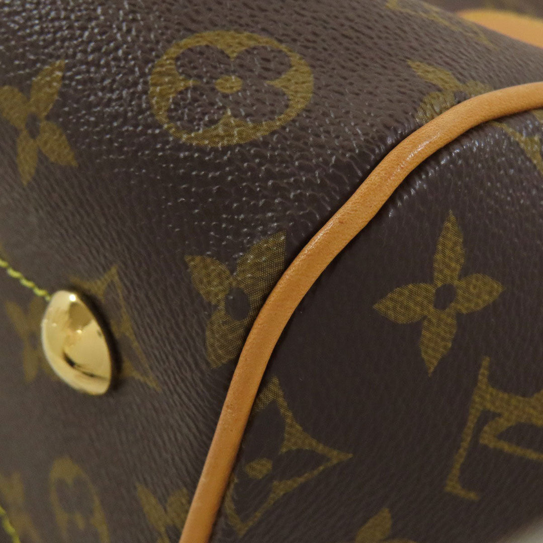 LOUIS VUITTON Handbag M40143 Monogram canvas Brown Tivoli PM Women Used Authentic