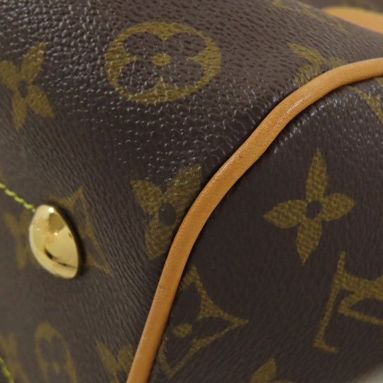 LOUIS VUITTON Handbag M40143 Monogram canvas Brown Tivoli PM Women Used Authentic