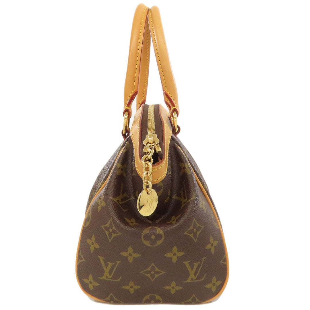 LOUIS VUITTON Handbag M40143 Monogram canvas Brown Tivoli PM Women Used Authentic