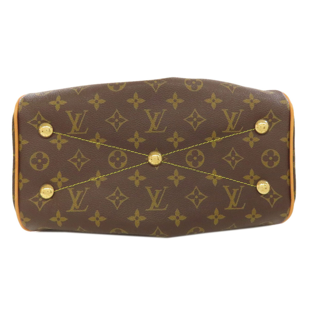 LOUIS VUITTON Handbag M40143 Monogram canvas Brown Tivoli PM Women Used Authentic