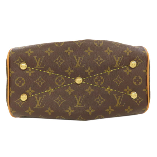 LOUIS VUITTON Handbag M40143 Monogram canvas Brown Tivoli PM Women Used Authentic