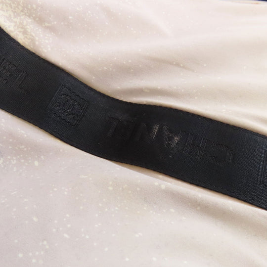 CHANEL Tote Bag Nylon white COCO Mark