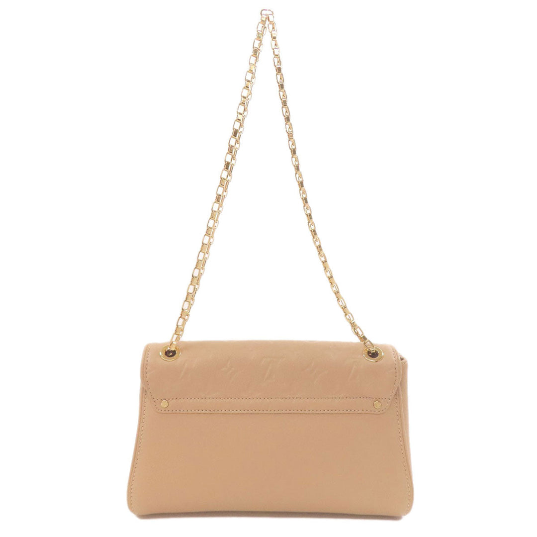 LOUIS VUITTON Shoulder Bag M48932 Ann Platt beige Saint Germain PM Women Used Authentic