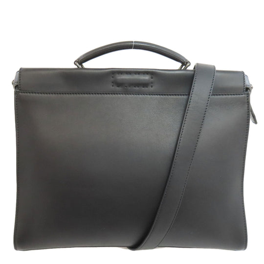 FENDI Business bag Calfskin black Peekaboo Fit Monster 2WAY