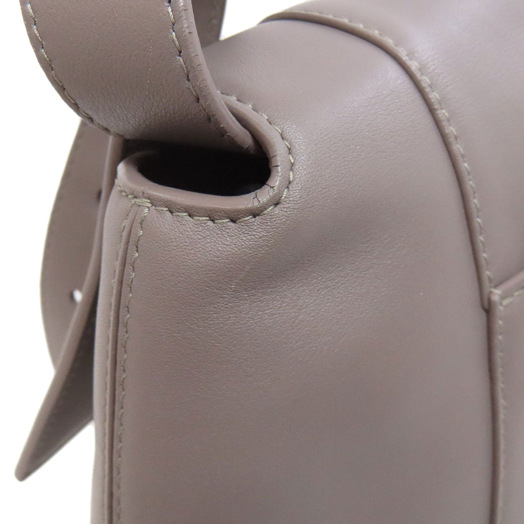 BALENCIAGA Shoulder Bag 671353 Calfskin gray Downtown Women Used Authentic