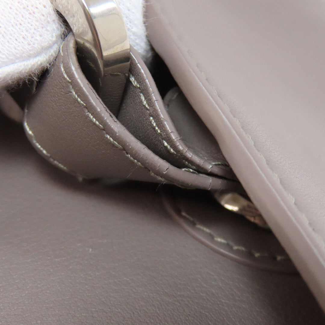 BALENCIAGA Shoulder Bag 671353 Calfskin gray Downtown Women Used Authentic