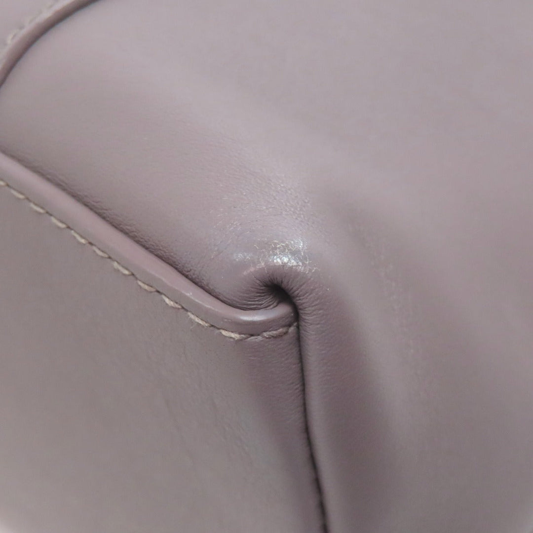 BALENCIAGA Shoulder Bag 671353 Calfskin gray Downtown Women Used Authentic