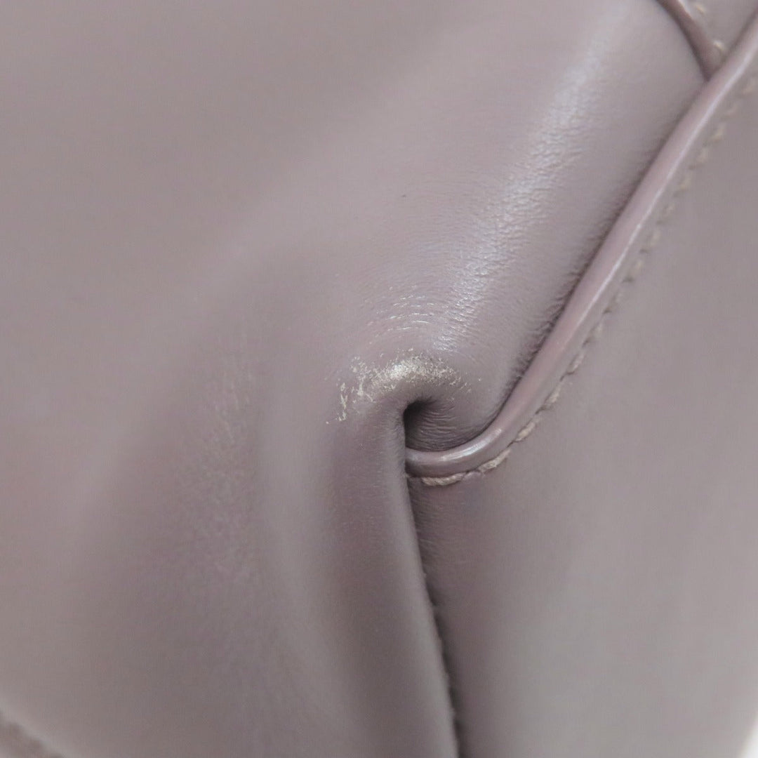 BALENCIAGA Shoulder Bag 671353 Calfskin gray Downtown Women Used Authentic