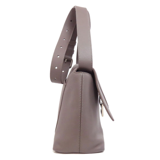 BALENCIAGA Shoulder Bag 671353 Calfskin gray Downtown Women Used Authentic