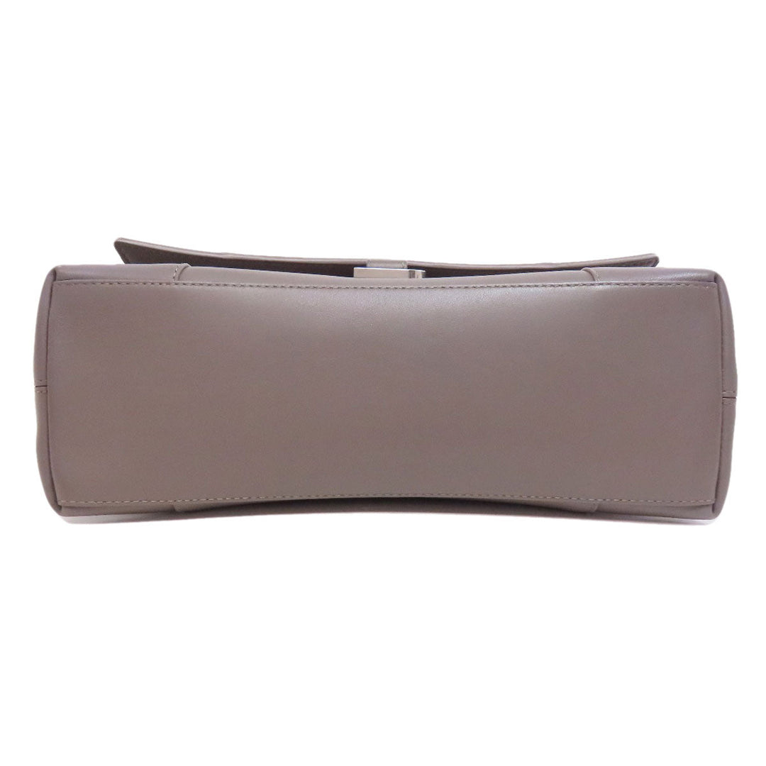 BALENCIAGA Shoulder Bag 671353 Calfskin gray Downtown Women Used Authentic