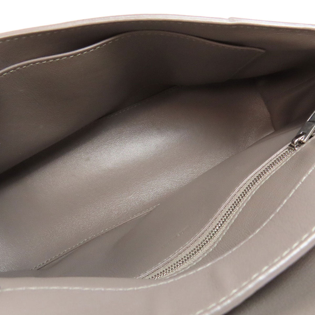 BALENCIAGA Shoulder Bag 671353 Calfskin gray Downtown Women Used Authentic