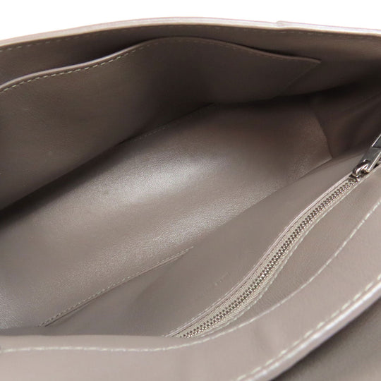 BALENCIAGA Shoulder Bag 671353 Calfskin gray Downtown Women Used Authentic