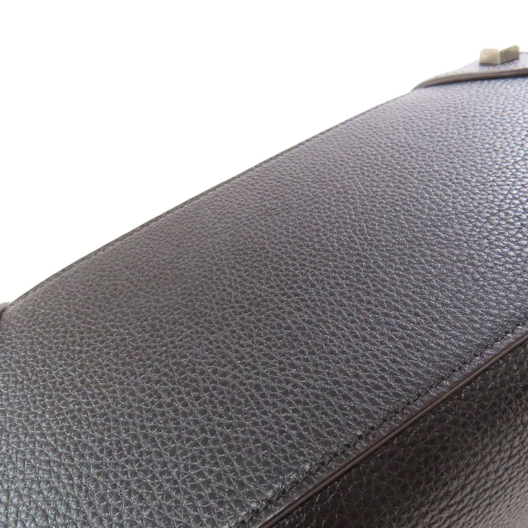 CELINE Tote Bag Calfskin black Luggage micro