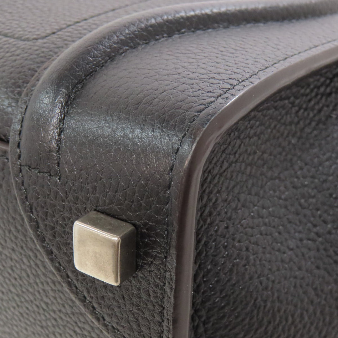 CELINE Tote Bag Calfskin black Luggage micro