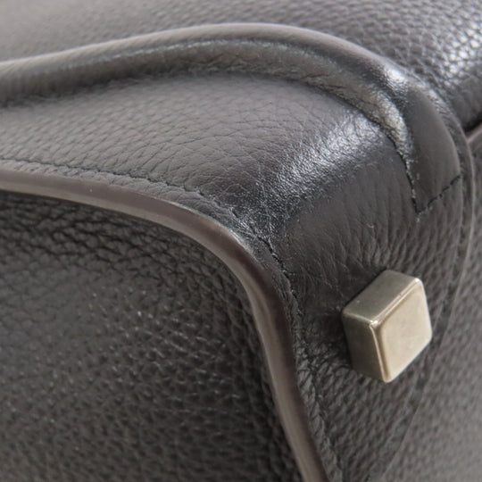 CELINE Tote Bag Calfskin black Luggage micro