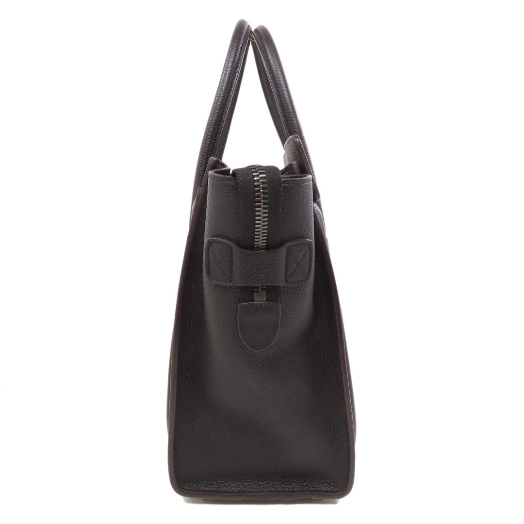 CELINE Tote Bag Calfskin black Luggage micro