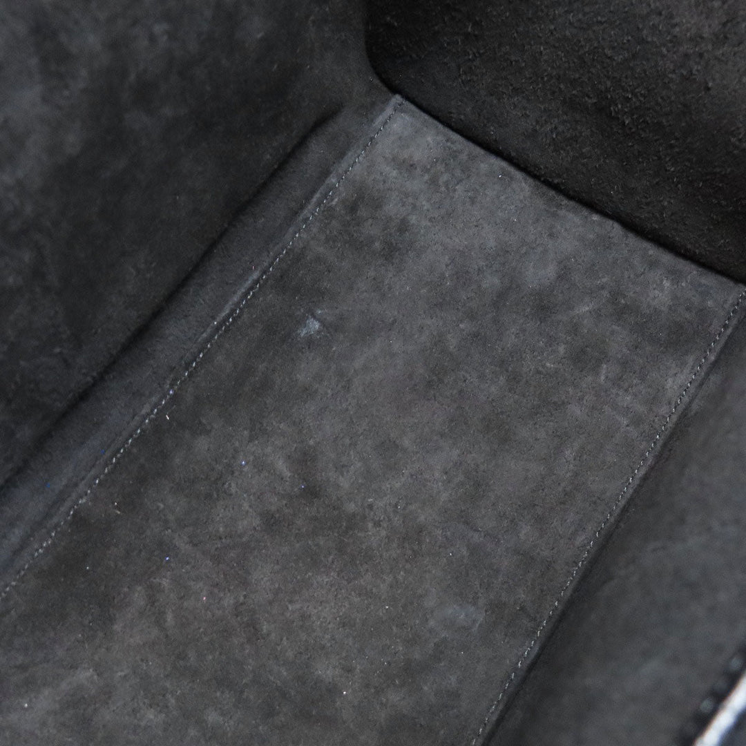 CELINE Tote Bag Calfskin black Luggage micro