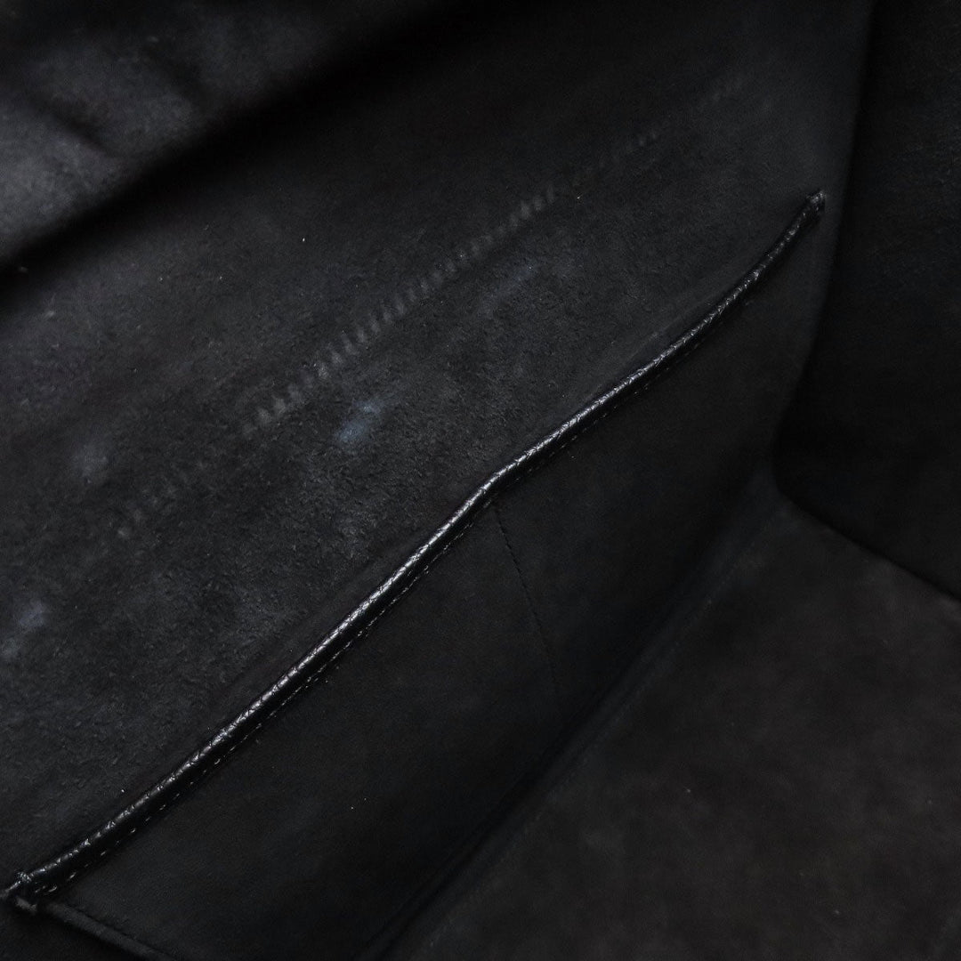 CELINE Tote Bag Calfskin black Luggage micro