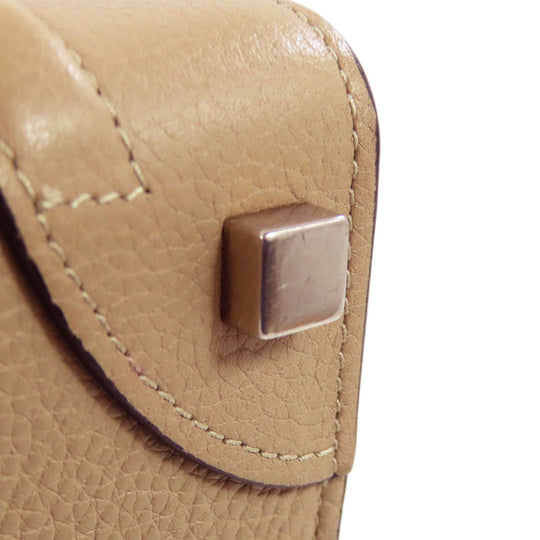 CELINE Handbag Calfskin beige Luggage micro