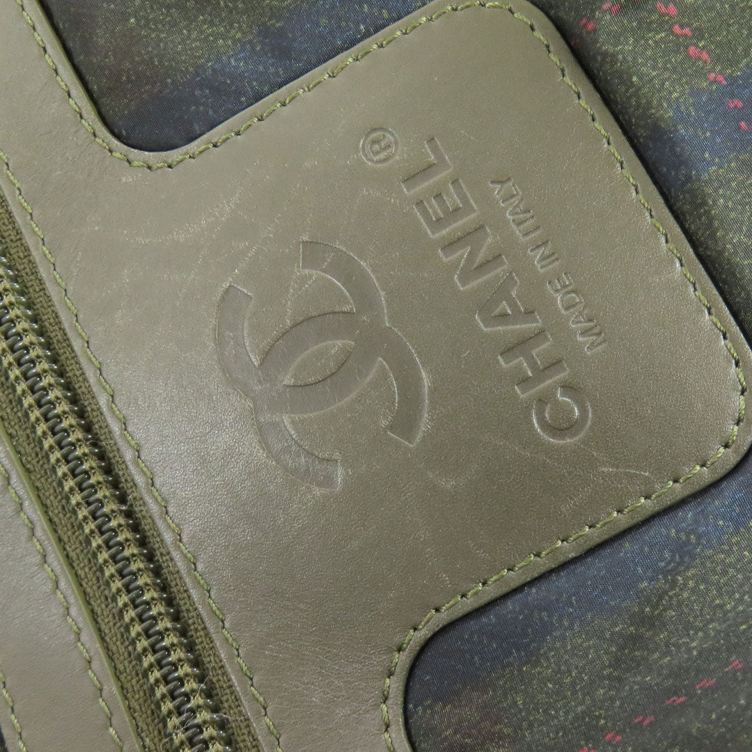 CHANEL Handbag Nylon green Cocoko coon tote Women Used Authentic