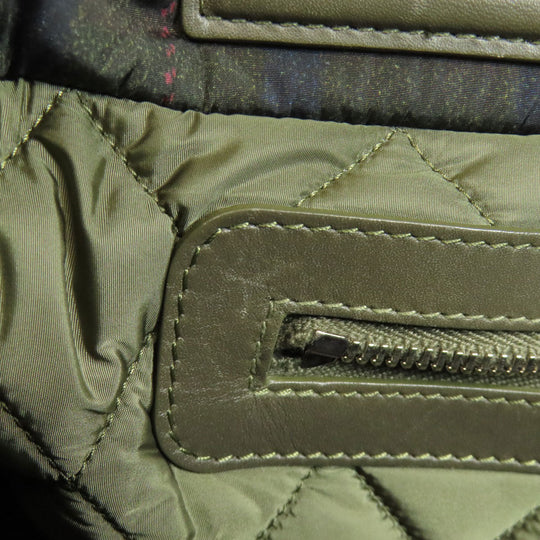 CHANEL Handbag Nylon green Cocoko coon tote Women Used Authentic