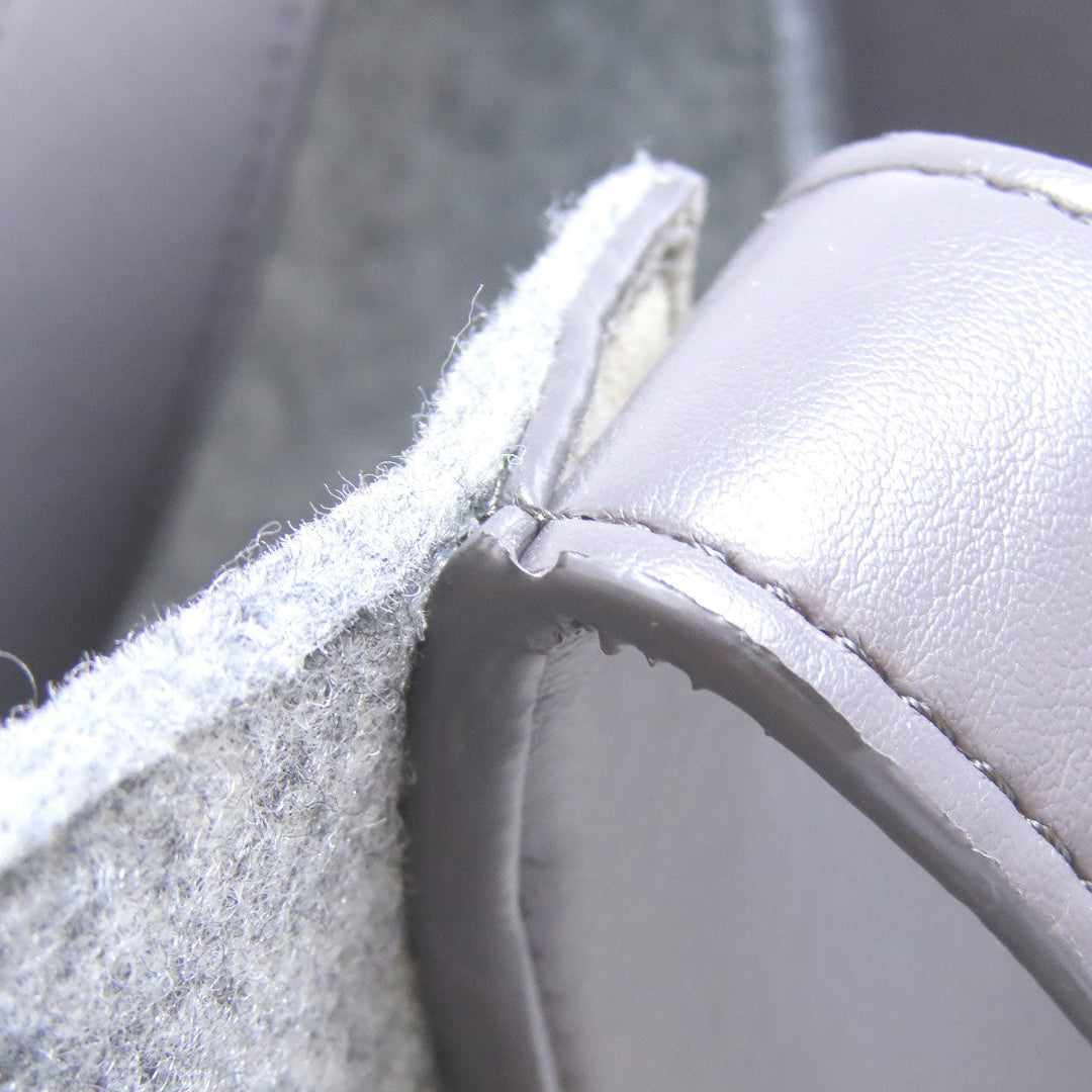 Stella McCartney Tote Bag felt gray logo Women Used Authentic
