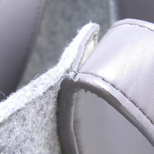 Stella McCartney Tote Bag felt gray logo Women Used Authentic