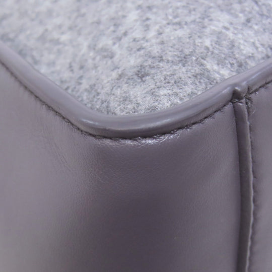 Stella McCartney Tote Bag felt gray logo Women Used Authentic