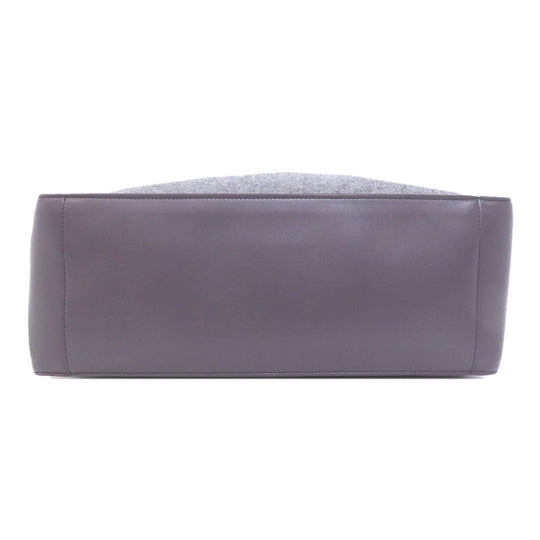 Stella McCartney Tote Bag felt gray logo Women Used Authentic