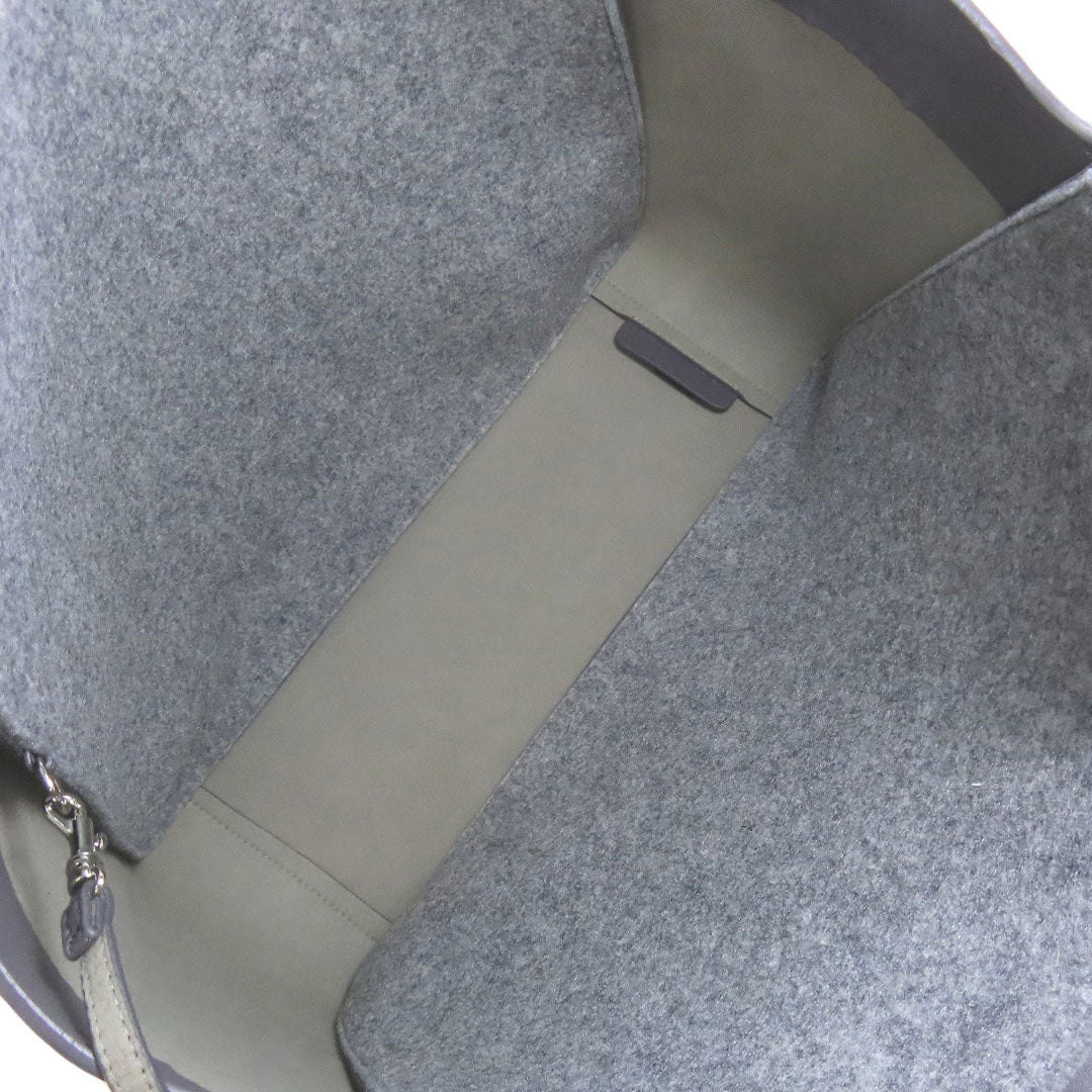 Stella McCartney Tote Bag felt gray logo Women Used Authentic