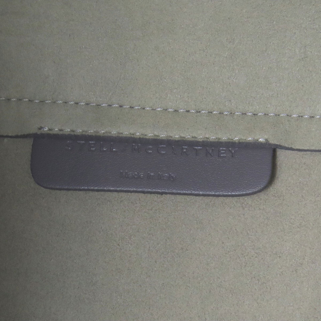 Stella McCartney Tote Bag felt gray logo Women Used Authentic