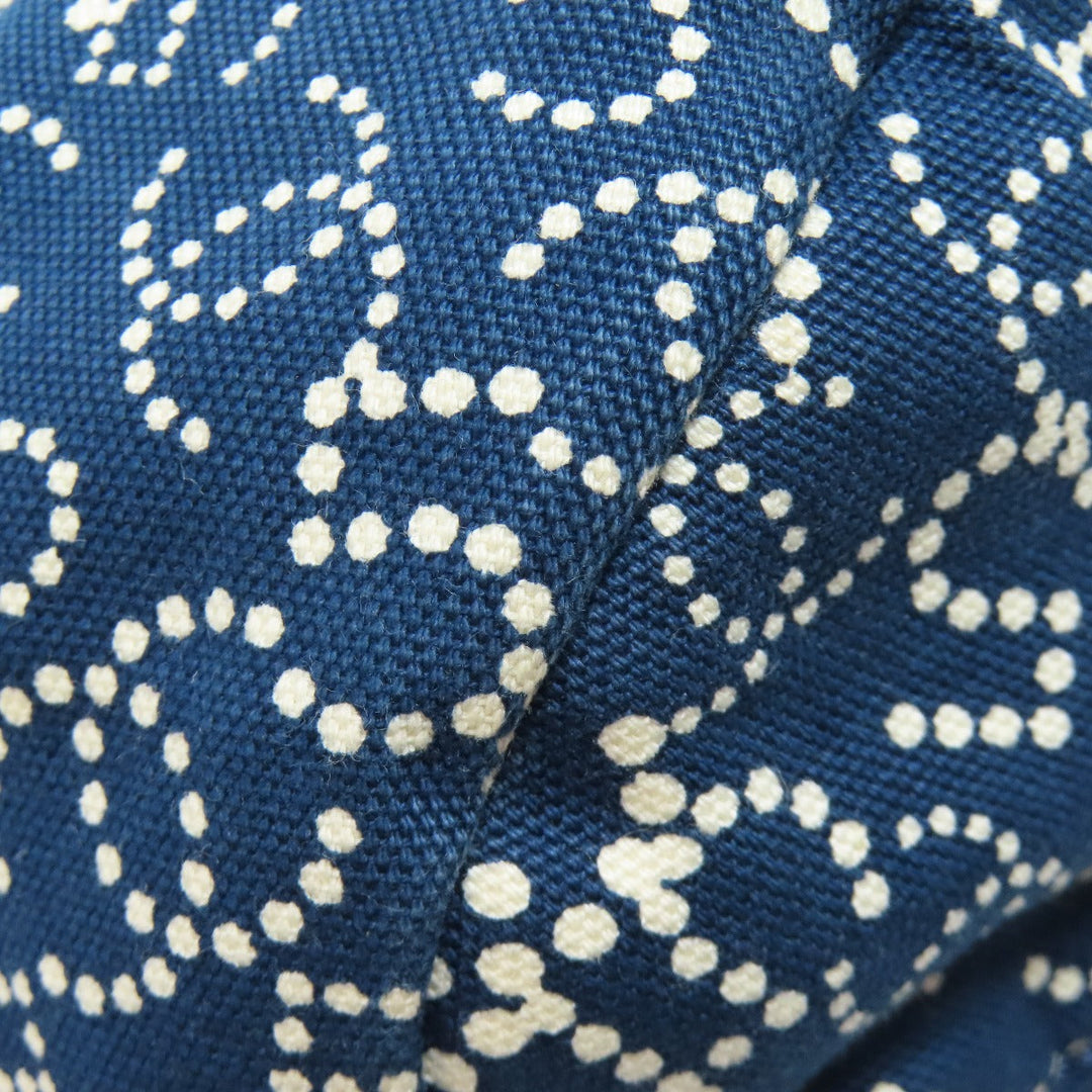 CHANEL Handbag canvas blue COCO Mark Women Used Authentic