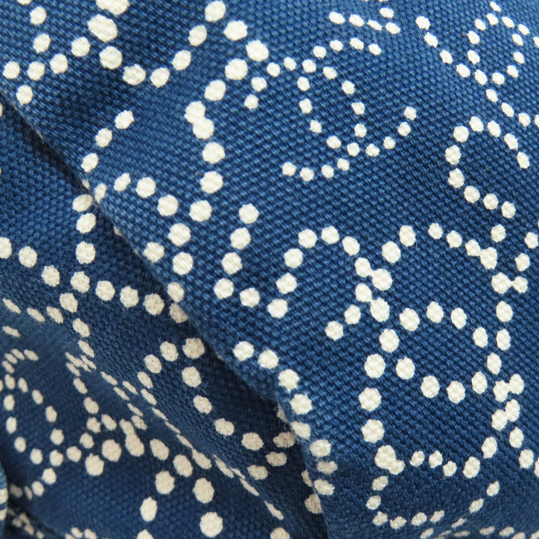 CHANEL Handbag canvas blue COCO Mark Women Used Authentic