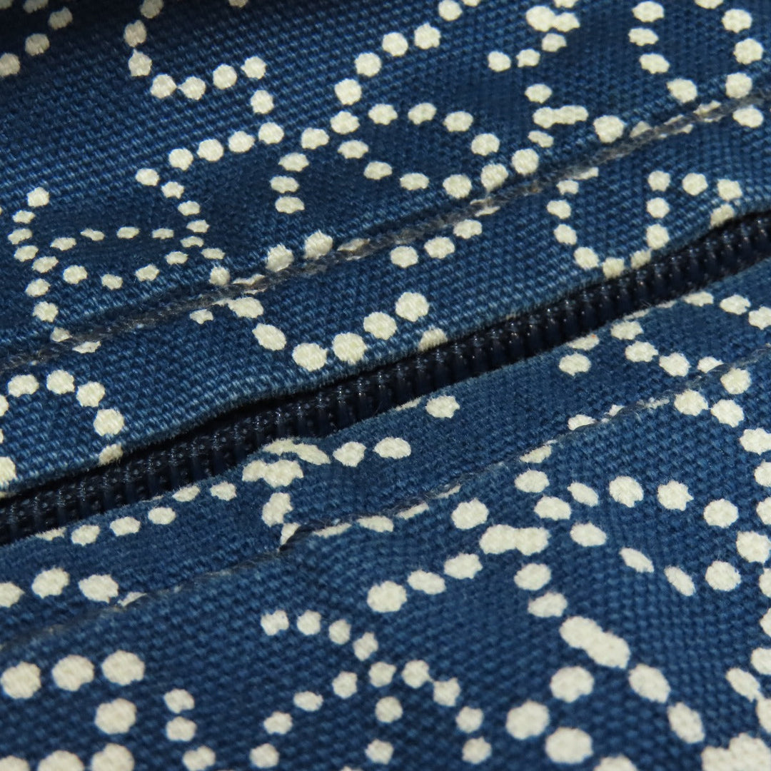 CHANEL Handbag canvas blue COCO Mark Women Used Authentic