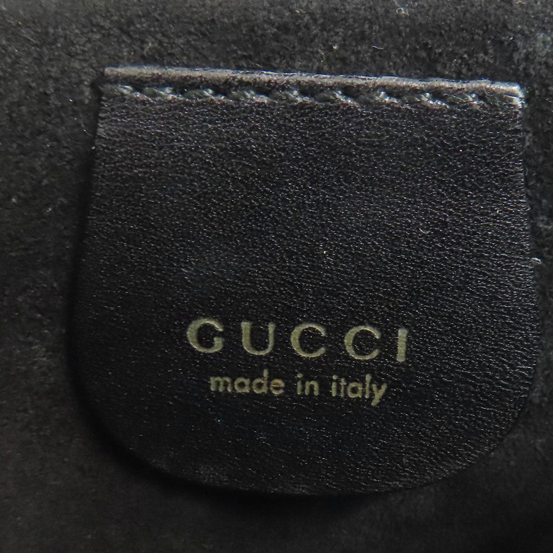 GUCCI Handbag 001・2058・1880・0 leather black Bamboo