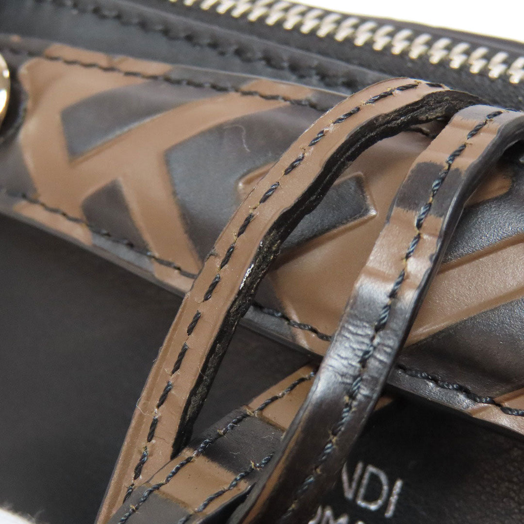 FENDI Handbag Calfskin black By the Way Mini 2WAY Women Used Authentic