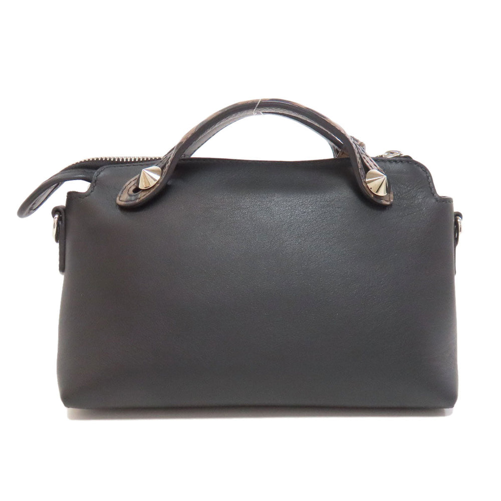 FENDI Handbag Calfskin black By the Way Mini 2WAY Women Used Authentic