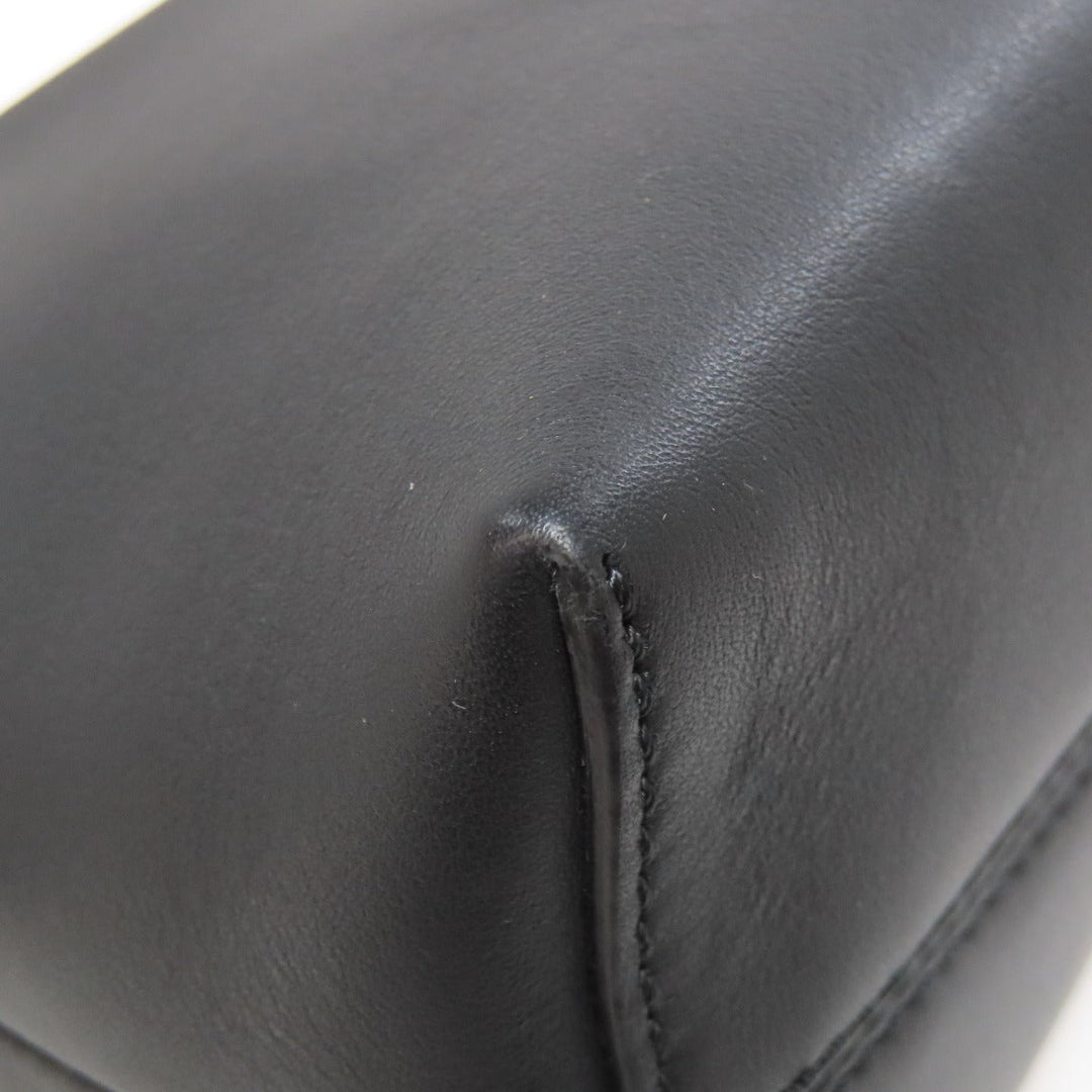 FENDI Handbag Calfskin black By the Way Mini 2WAY Women Used Authentic