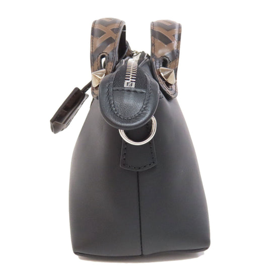 FENDI Handbag Calfskin black By the Way Mini 2WAY Women Used Authentic