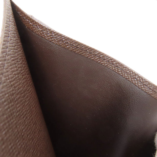 LOUIS VUITTON Bifold Wallet N61675 Damier canvas Brown Marco