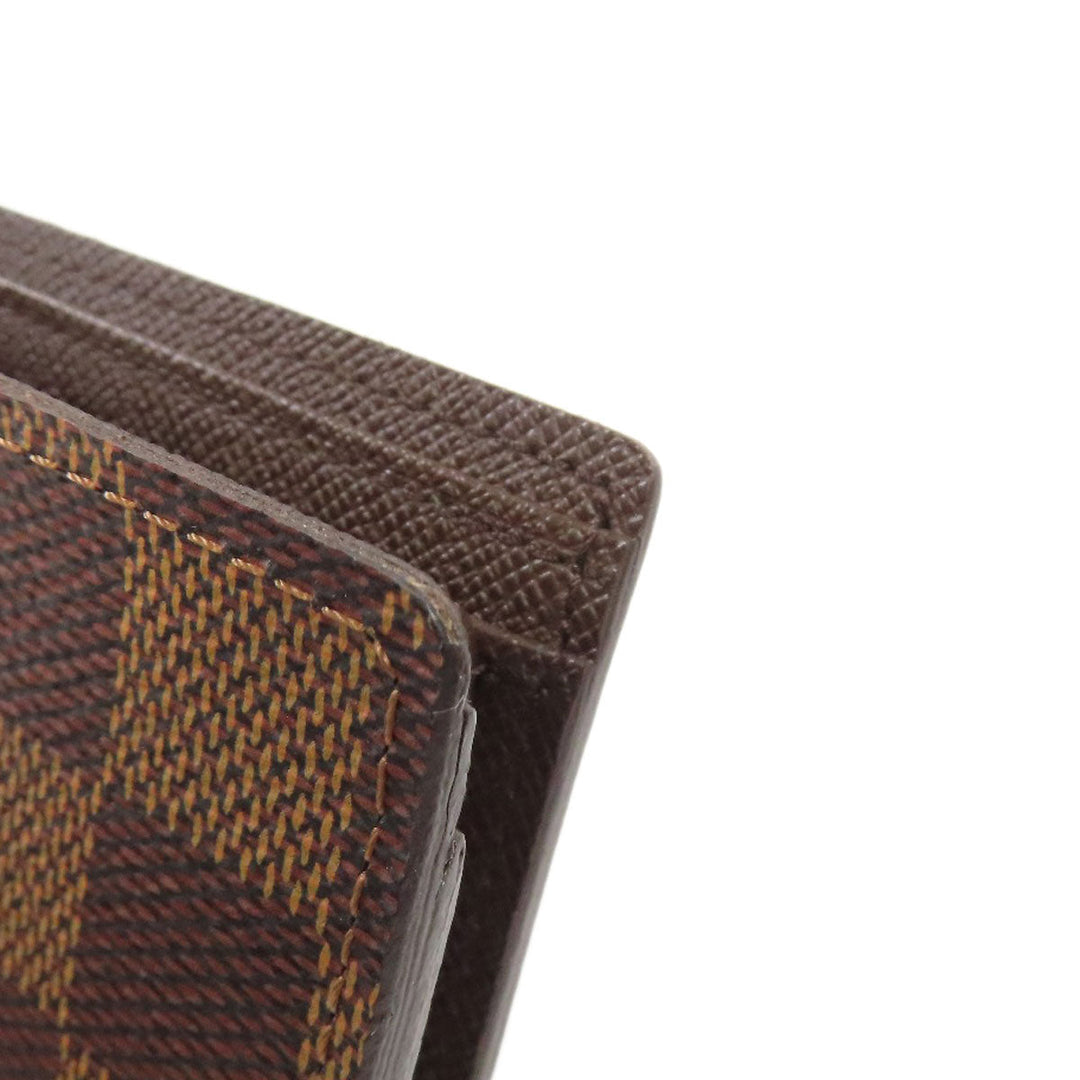 LOUIS VUITTON Bifold Wallet N61675 Damier canvas Brown Marco