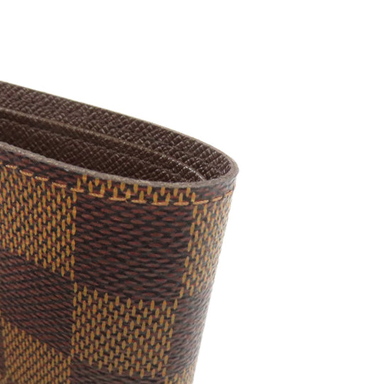 LOUIS VUITTON Bifold Wallet N61675 Damier canvas Brown Marco
