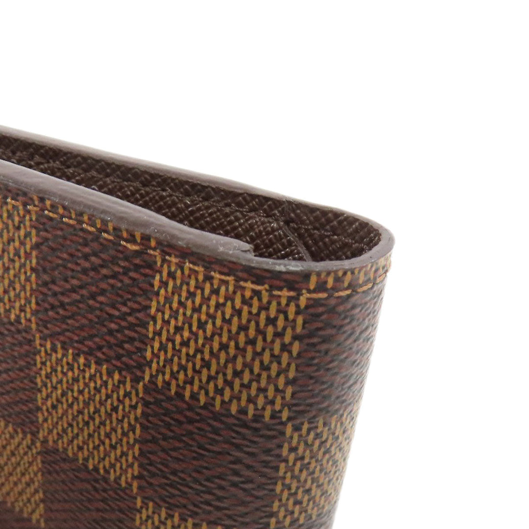 LOUIS VUITTON Bifold Wallet N61675 Damier canvas Brown Marco