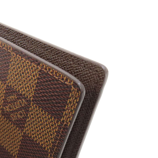LOUIS VUITTON Bifold Wallet N61675 Damier canvas Brown Marco