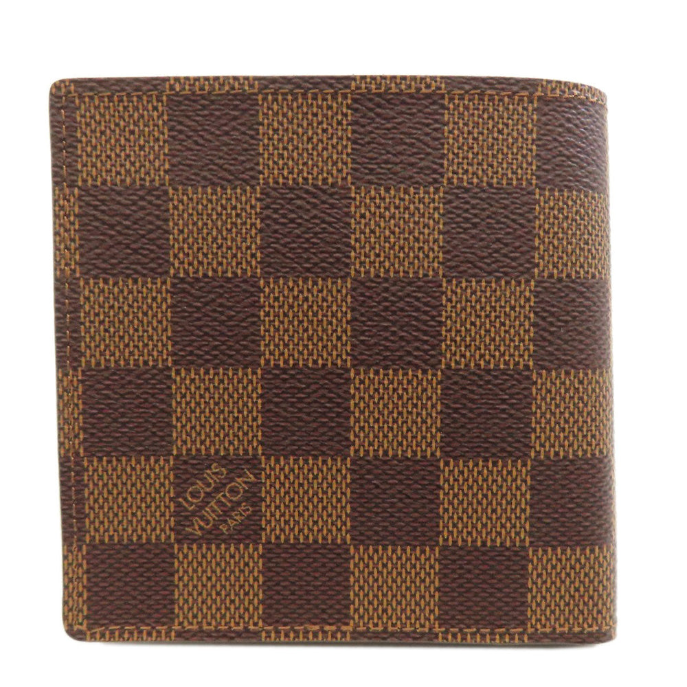 LOUIS VUITTON Bifold Wallet N61675 Damier canvas Brown Marco