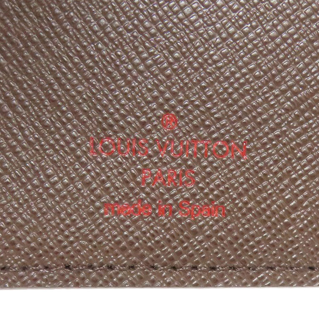 LOUIS VUITTON Bifold Wallet N61675 Damier canvas Brown Marco