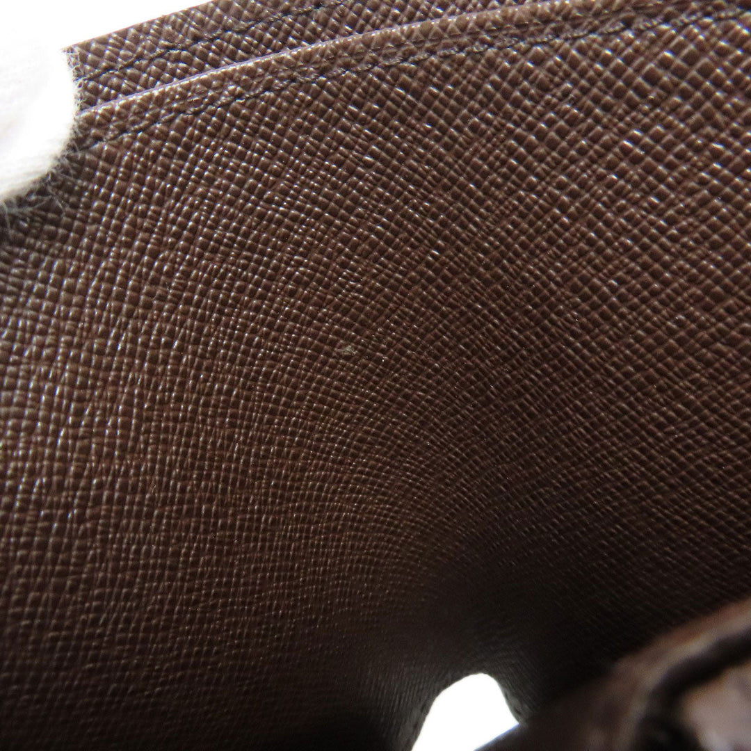 LOUIS VUITTON Bifold Wallet N61675 Damier canvas Brown Marco