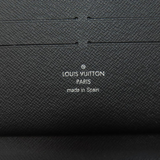 LOUIS VUITTON Long Wallet Purse M82081 Monogram Eclipse black Zippy Organizer NM mens Used Authentic